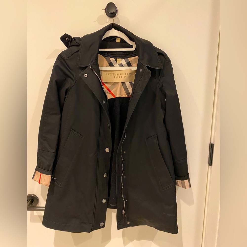 Burberry Brit Black Rain Jacket